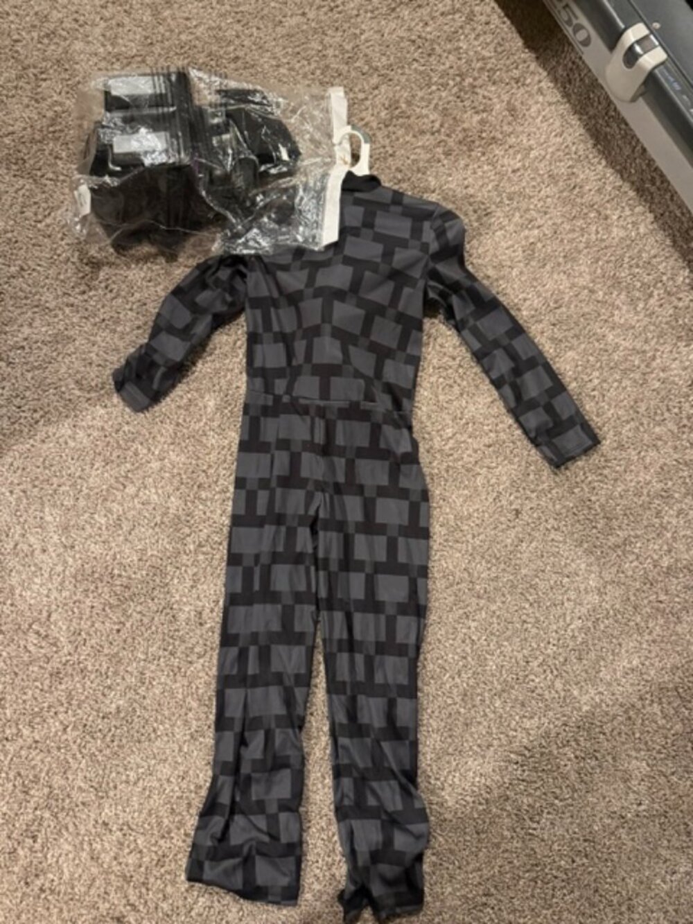NEW Minecraft Disguise Enderman Halloween Costume Kids 7-8